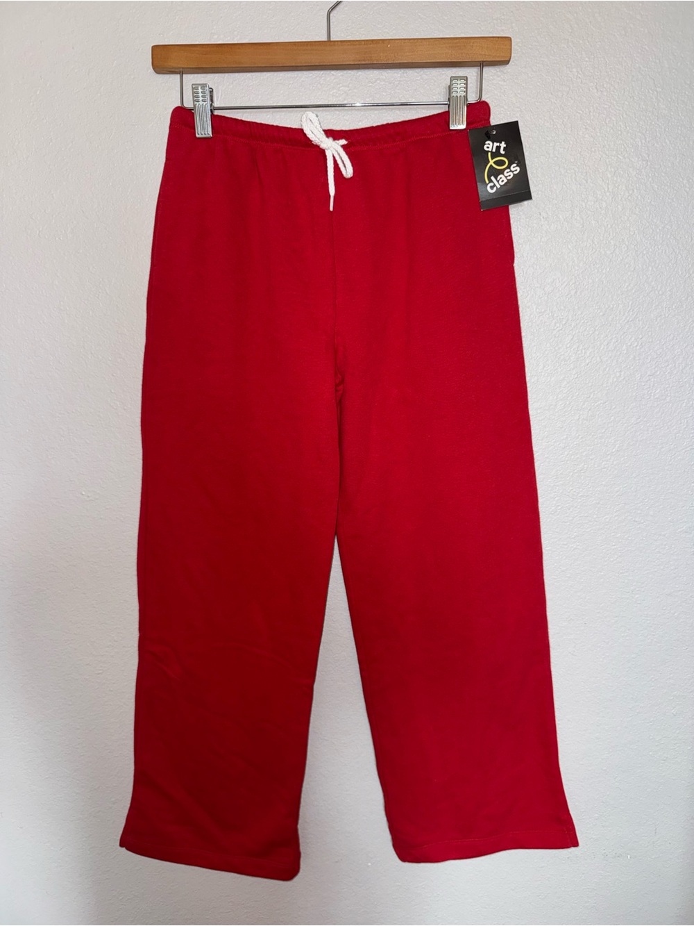 New Art Class Finally Red Drawstring Lounge Pants Girls L (10/12) - Picture 6 of 11